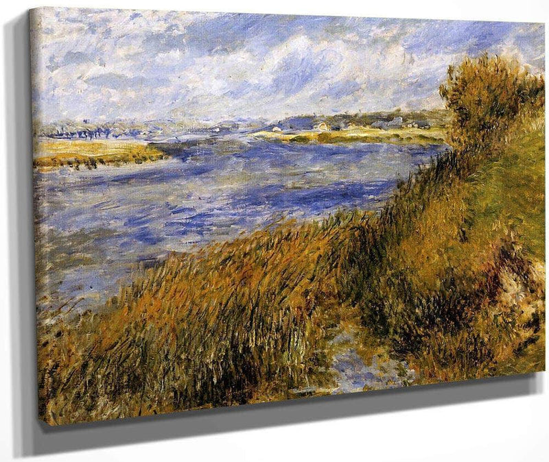 The Banks Of The Seine At Champrosay 1876 By Pierre Auguste Renoir Fine Art Print