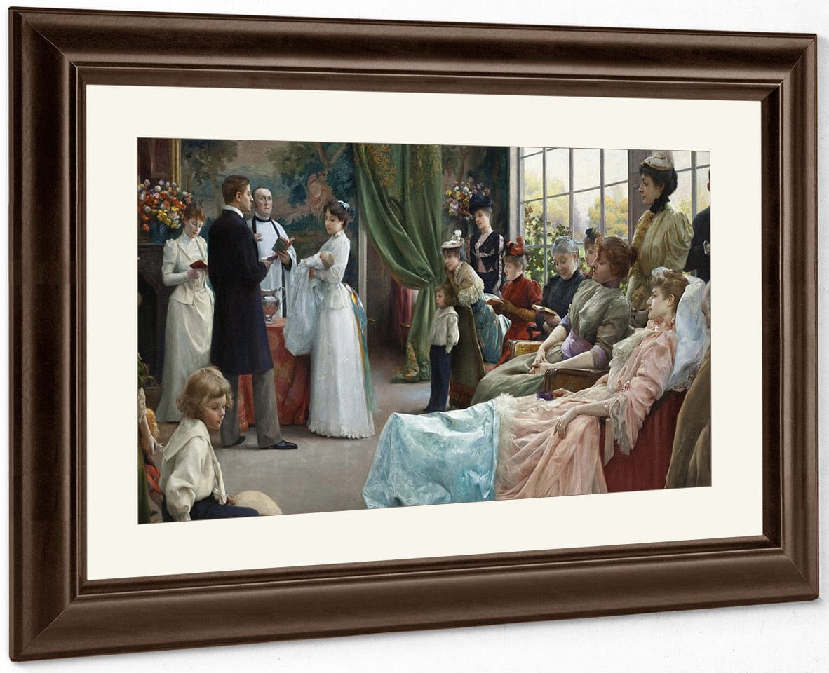 The Baptism By Julius Leblanc Stewart Fine Art Print