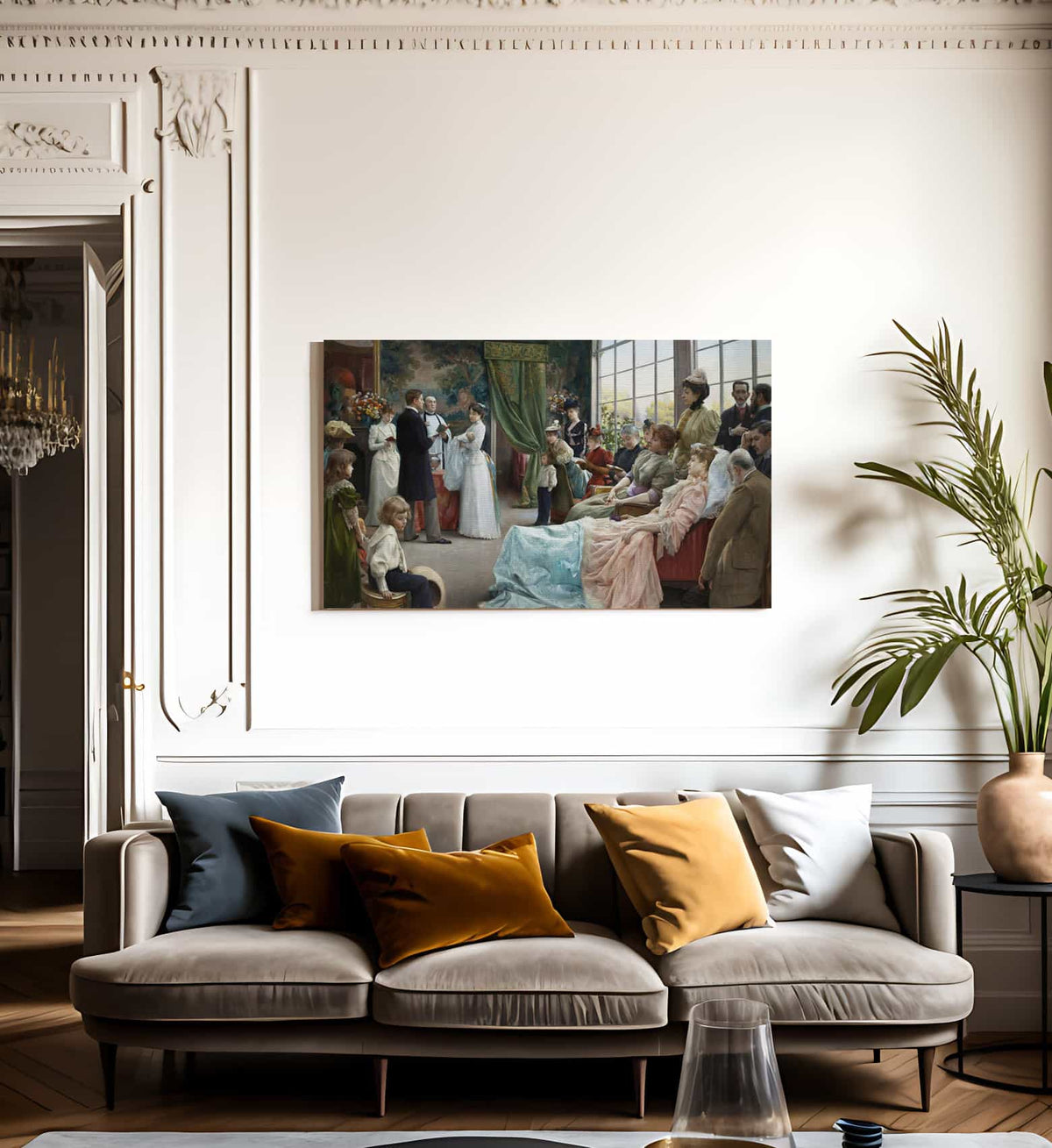 The Baptism By Julius Leblanc Stewart Fine Art Print