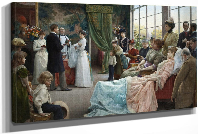 The Baptism By Julius Leblanc Stewart Fine Art Print