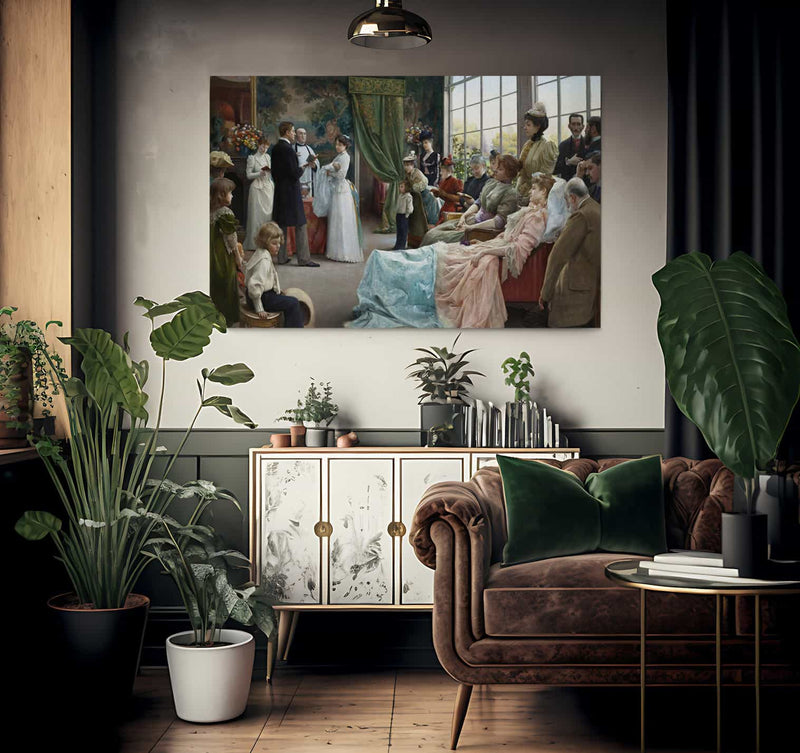 The Baptism By Julius Leblanc Stewart Fine Art Print