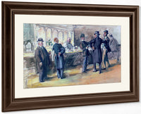 The Bar At Mcsorleys 1908 By Everett Shinn Fine Art Print