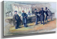 The Bar At Mcsorleys 1908 By Everett Shinn Fine Art Print