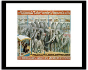 The Barnum & Bailey  Vintage Circus Postera Fine Art Print