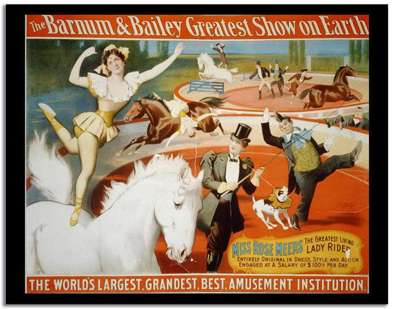 The Barnum & Bailey  Vintage Circus Posterb Fine Art Print