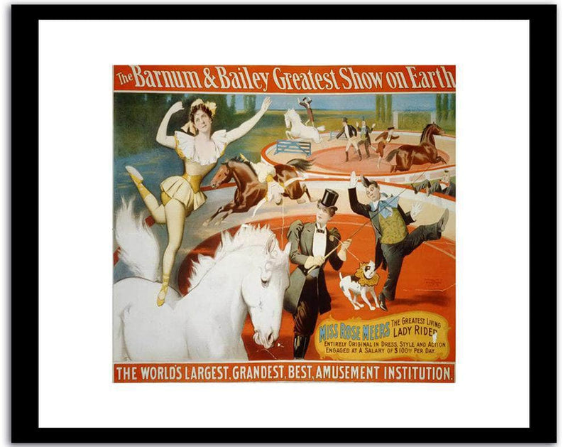 The Barnum & Bailey  Vintage Circus Posterb Fine Art Print