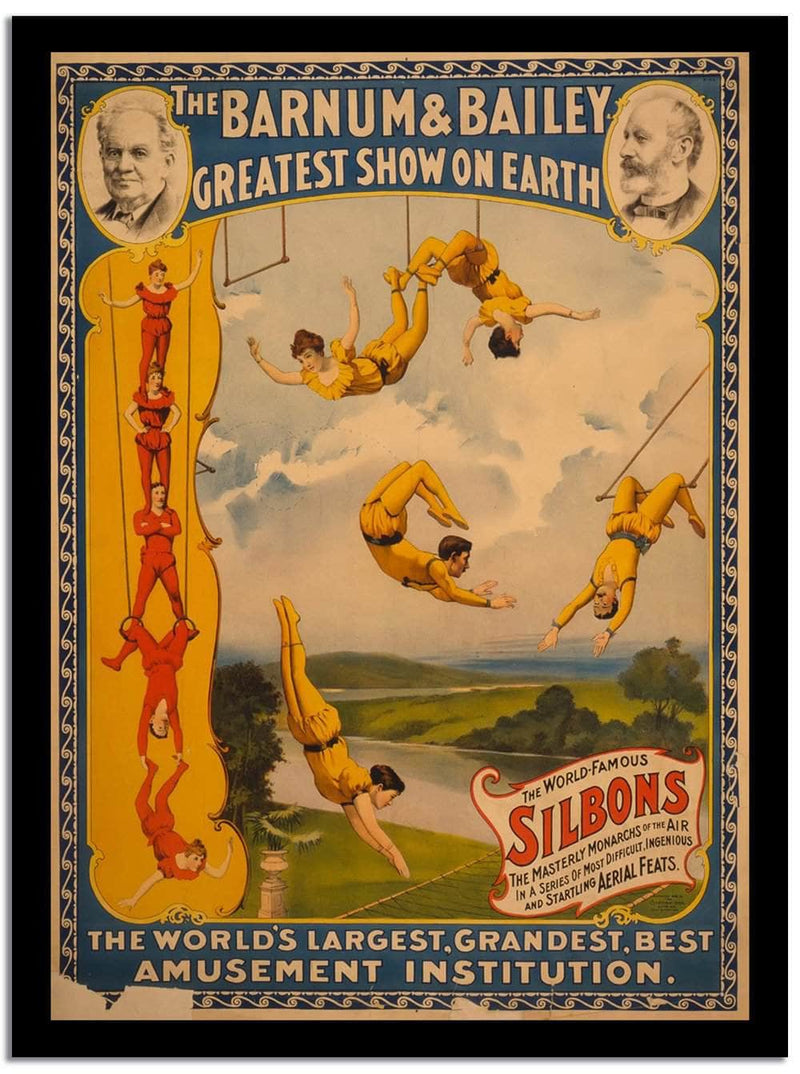 The Barnum & Bailey  Vintage Circus Posterd Fine Art Print