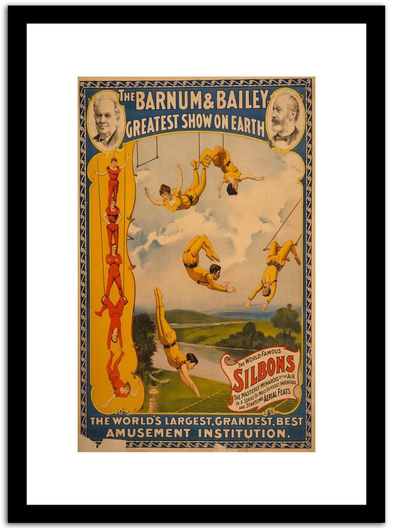 The Barnum & Bailey  Vintage Circus Posterd Fine Art Print