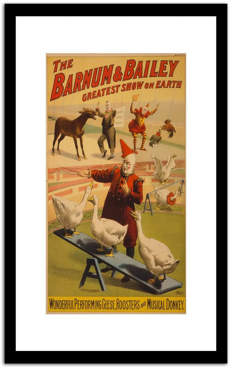 The Barnum & Bailey  Vintage Circus Postere Fine Art Print