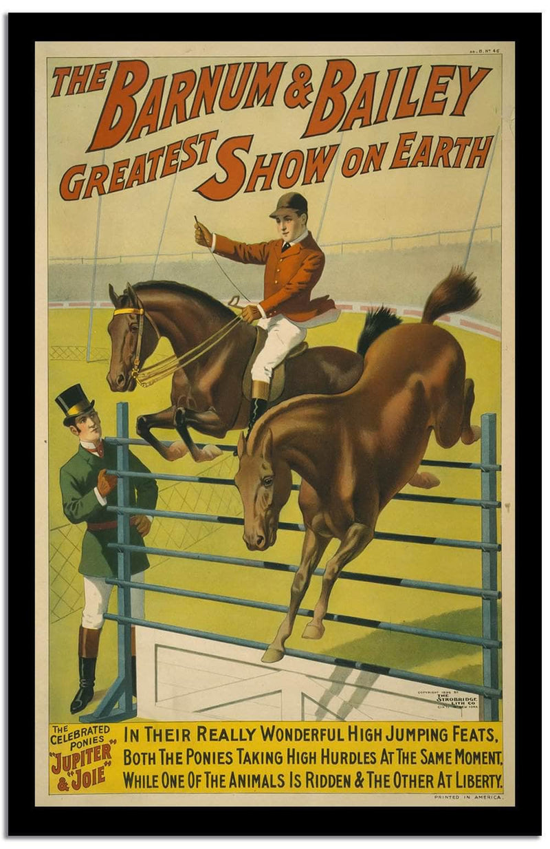 The Barnum & Bailey  Vintage Circus Posterf Fine Art Print