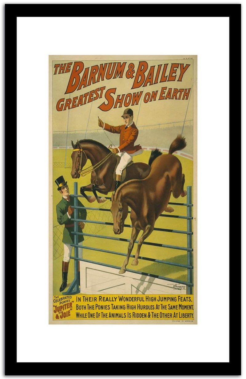 The Barnum & Bailey  Vintage Circus Posterf Fine Art Print