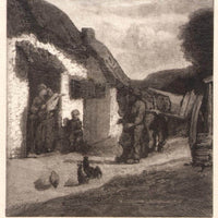 The Barnyard By Albert Pinkhamryder Fine Art Print