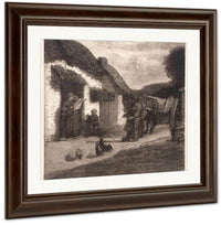 The Barnyard By Albert Pinkhamryder Fine Art Print