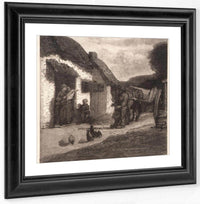 The Barnyard By Albert Pinkhamryder Fine Art Print