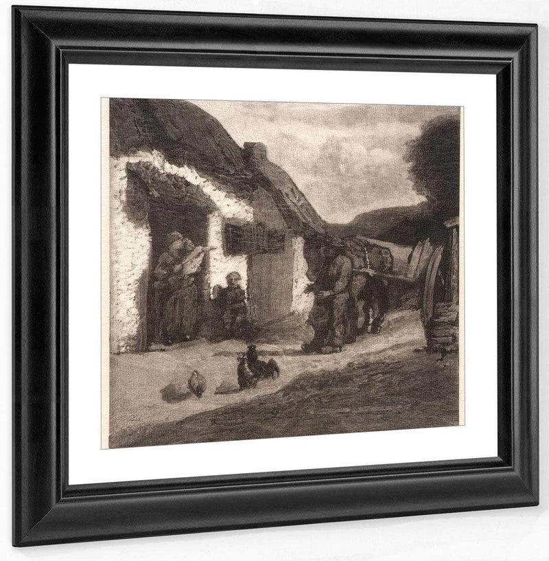 The Barnyard By Albert Pinkhamryder Fine Art Print