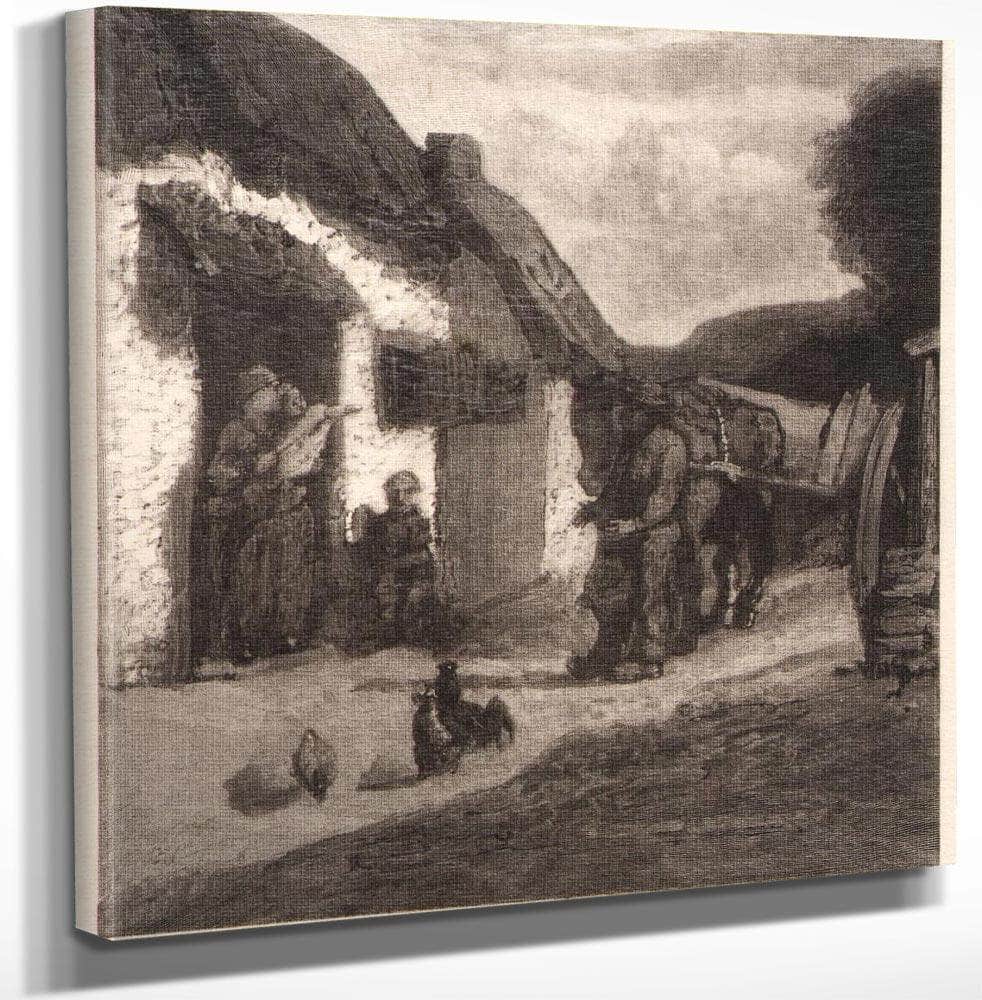 The Barnyard By Albert Pinkhamryder Fine Art Print