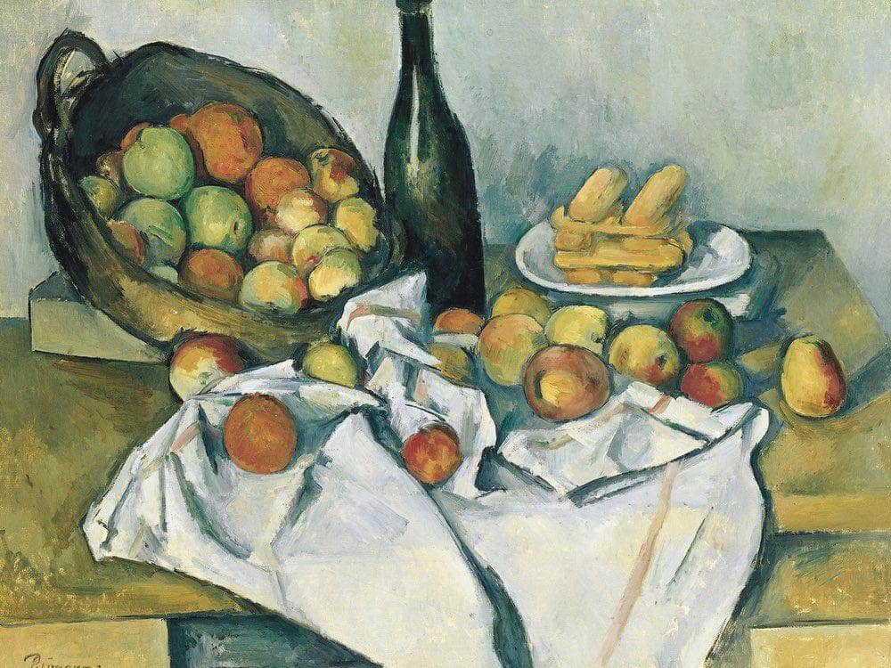 The Basket Of Apples 1894 1 By Paul Cezanne Fine Art Print