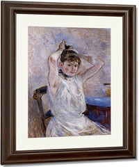 The Bath 1885 1886 Oil On Canvas 7230X9110Mm Sterling And Francine Clark Art Institute At Williamstown By Berthe Morisot Fine Art Print