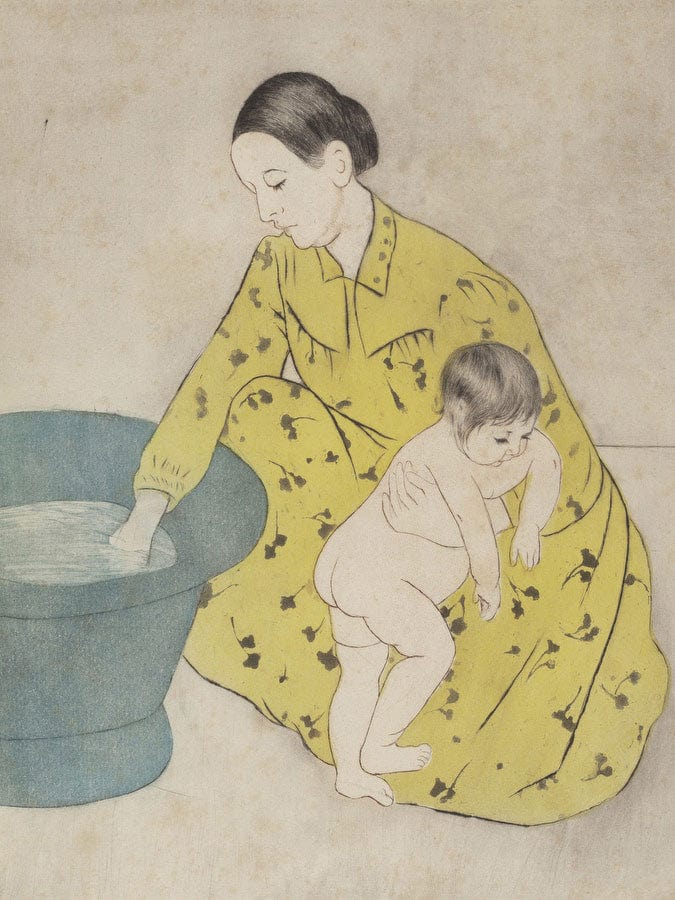 The Bath By Mary Cassatt Fine Art Print