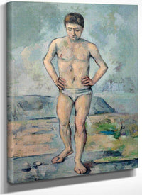 The Bather By Cezanne Paul Fine Art Print
