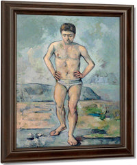 The Bather By Cezanne Paul Fine Art Print
