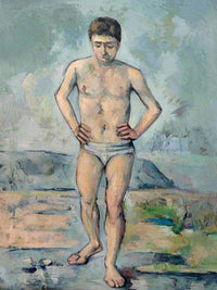 The Bather By Cezanne Paul Fine Art Print