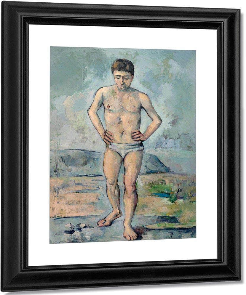 The Bather By Cezanne Paul Fine Art Print
