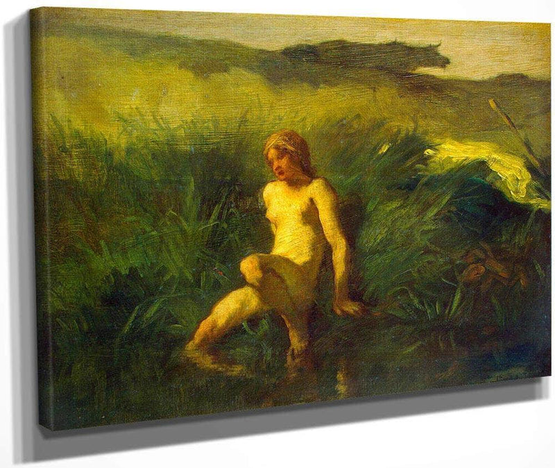 The Bather By Jean Francois Millet Fine Art Print