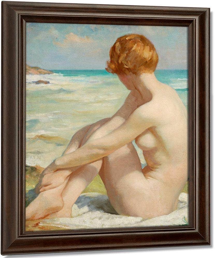 The Bather By Thomas Martine Ronaldson Fine Art Print