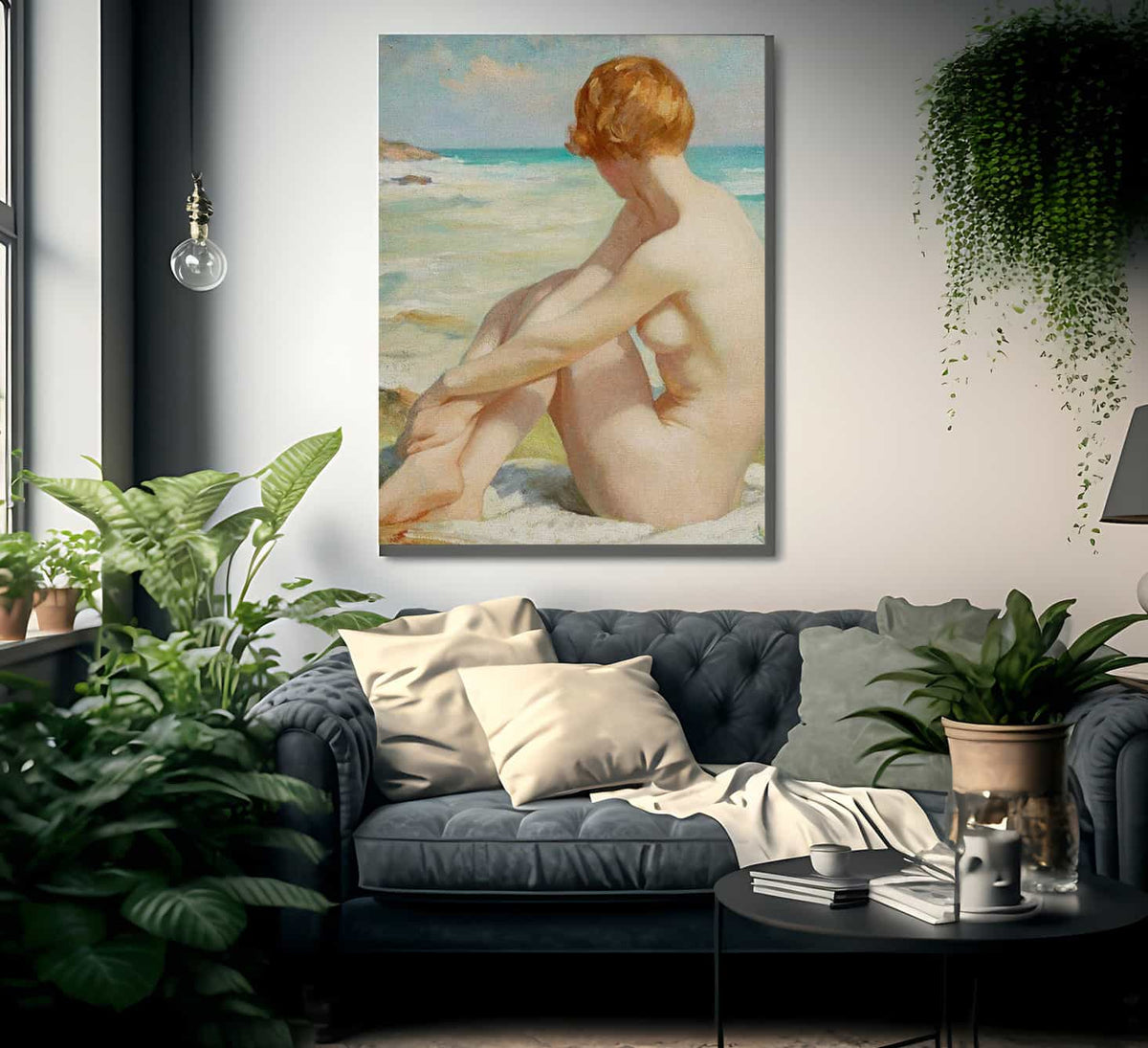 The Bather By Thomas Martine Ronaldson Fine Art Print