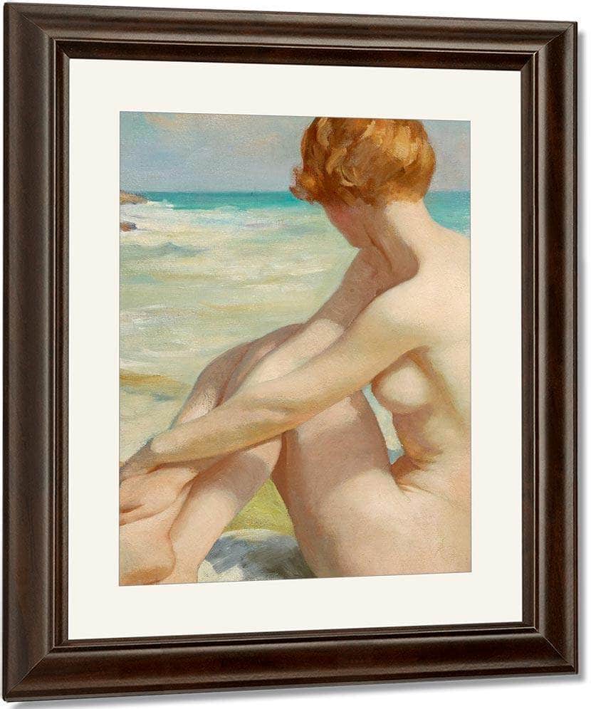 The Bather By Thomas Martine Ronaldson Fine Art Print