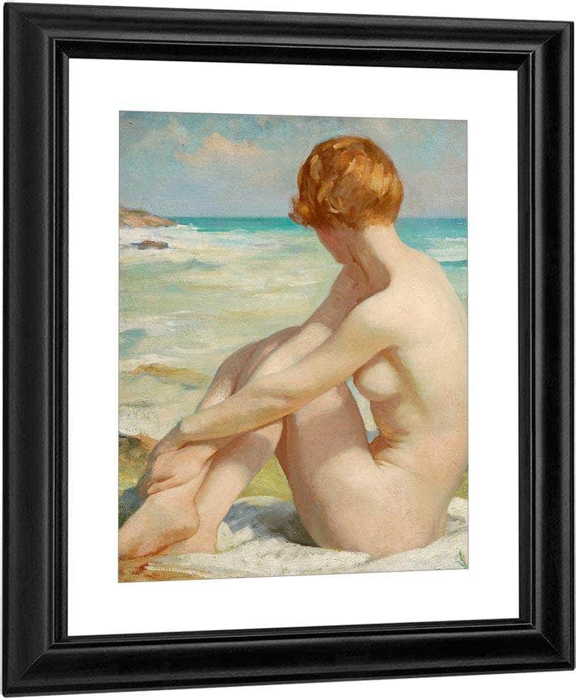 The Bather By Thomas Martine Ronaldson Fine Art Print