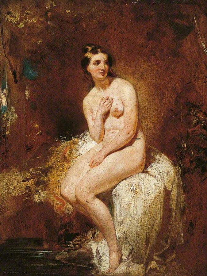 The Bather By William Etty Fine Art Print