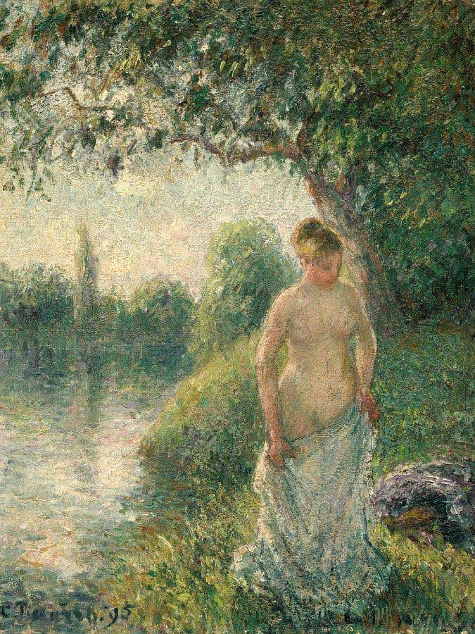 The Bather Camille Pissarro Fine Art Print