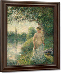 The Bather Camille Pissarro Fine Art Print