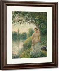 The Bather Camille Pissarro Fine Art Print