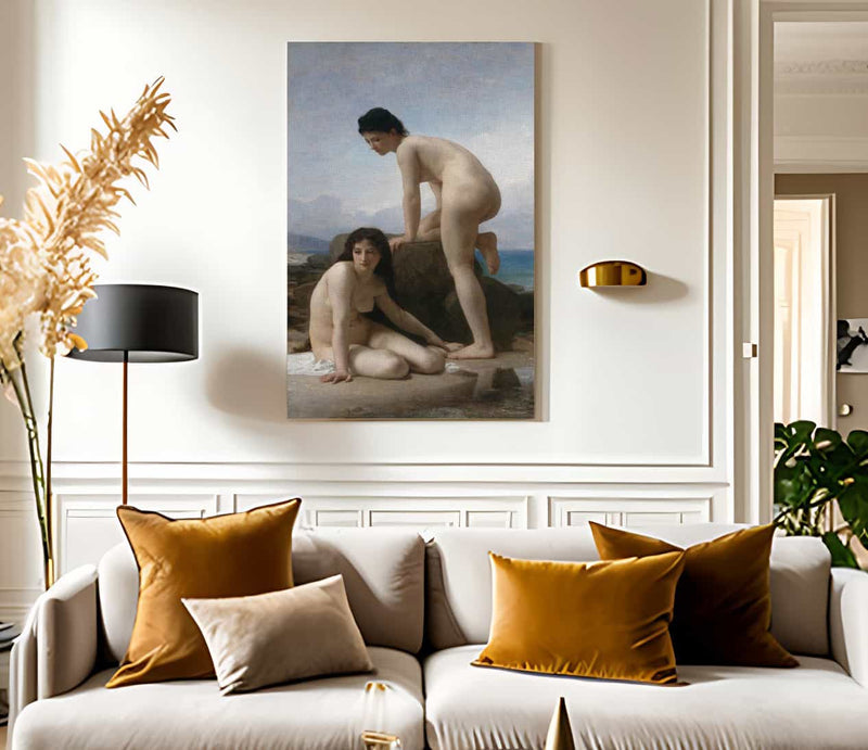 The Bathers By  Bouguereau Adolphe William Fine Art Print