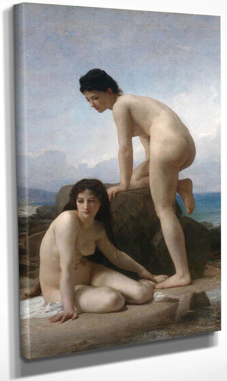 The Bathers By  Bouguereau Adolphe William Fine Art Print