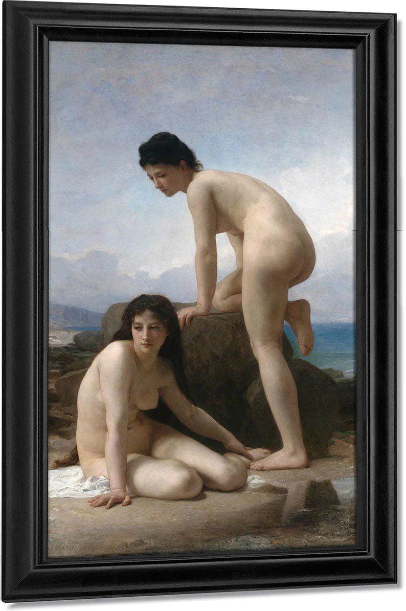 The Bathers By  Bouguereau Adolphe William Fine Art Print