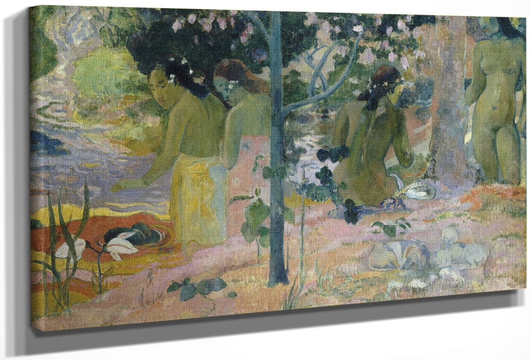 The Bathers By Eugene Henri Paul Gauguin Fine Art Print