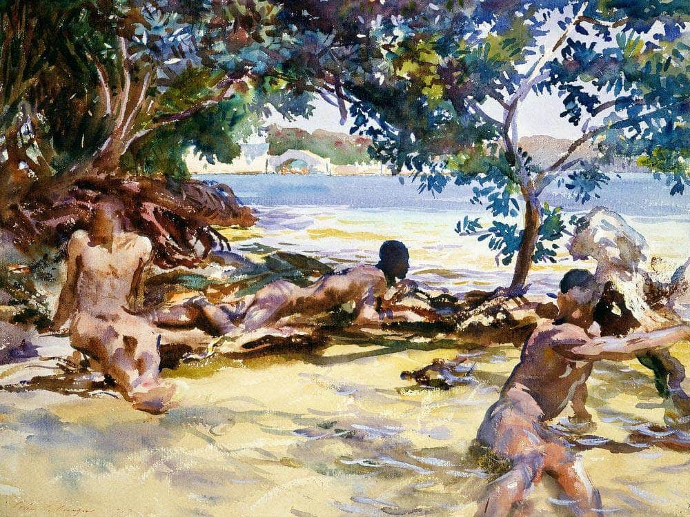 The Bathers By John Singer Sargent Fine Art Print