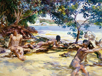 The Bathers By John Singer Sargent Fine Art Print