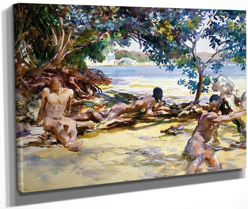The Bathers By John Singer Sargent Fine Art Print