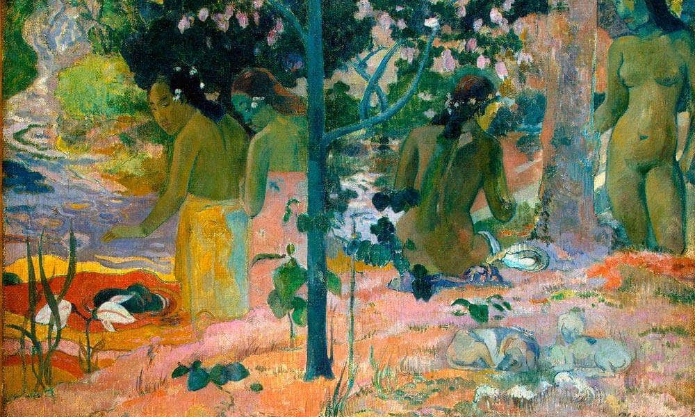 The Bathers By Paul Gauguin Fine Art Print