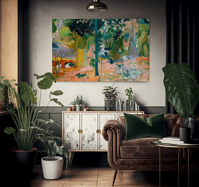 The Bathers By Paul Gauguin Fine Art Print