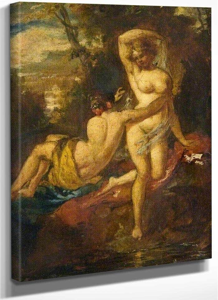 The Bathers By William Etty Fine Art Print