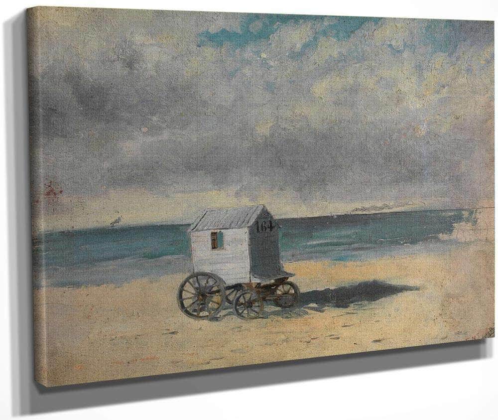 The Bathing Hut By James Ensor Fine Art Print