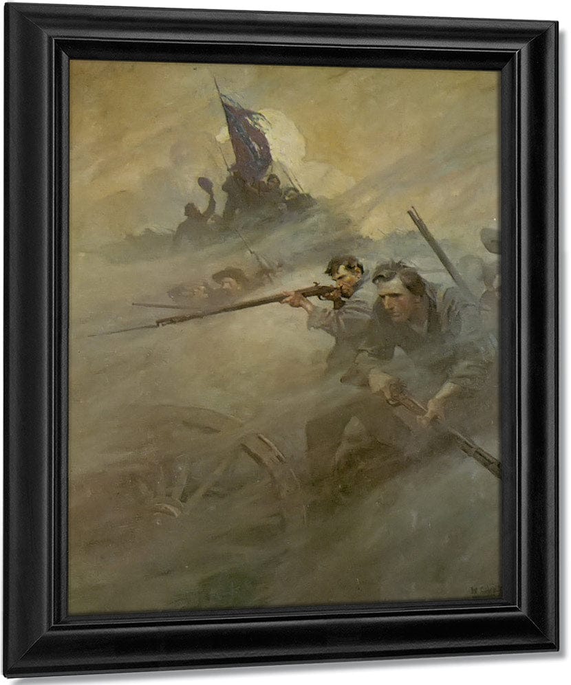 The Battle By NC Wyeth Fine Art Print
