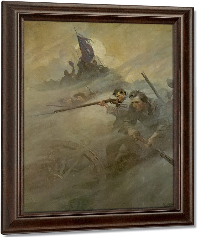 The Battle By NC Wyeth Fine Art Print