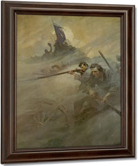The Battle By NC Wyeth Fine Art Print